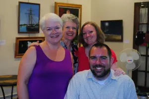 With Robert Lee Brewer, Nancy Posey, and Laurie Kolp